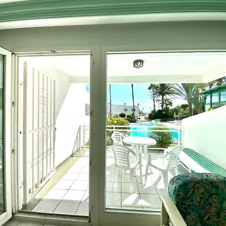 Lägenhet Two Bedroom With Pool View In Playa Del Aguila, San Agustin *